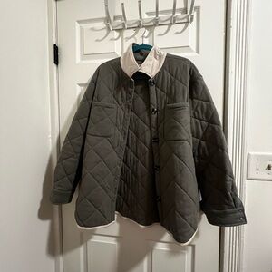 Green Quilted Jacket
